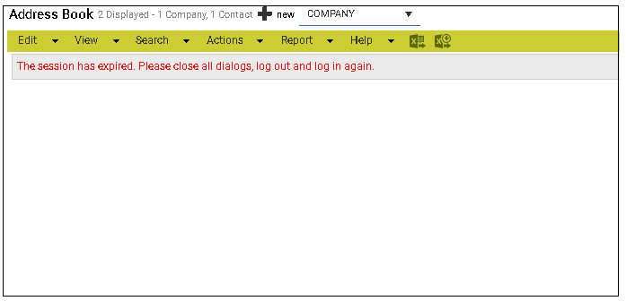 The Session Has Expired Please Close All Dialogs Log Out And Login ...